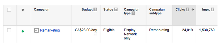 AdWords campaign icon