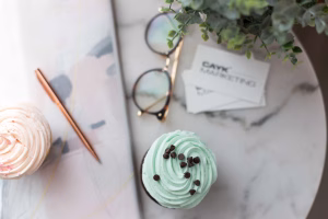 Cupcakes at digital marketing agency