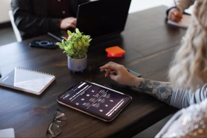 A business owner uses analytics to track summer marketing success.